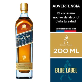 Petaca Whisky Johnnie Walker Blue Label 200 Ml