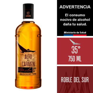 Pisco Alto del Carmen robles del sur 750 cc