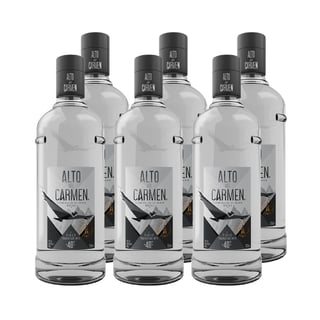 Pisco Alto del Carmen Transparente 40° 750cc x6 ($5.832 c/u)