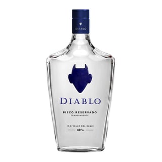 Pisco Diablo reservado transparente botella 700 cc