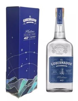 Pisco El Gobernador Platino 700cc 40ªalc. 