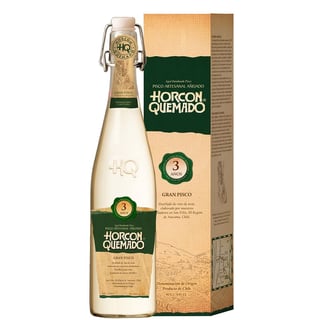 Pisco Horcón Quemado 3 años 645cc