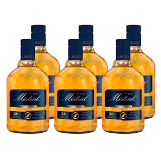 Pisco Mistral 35° 1L x6 ($6.790 c/u)