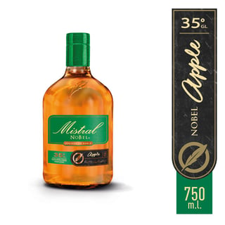 Pisco mistral nobel apple botella 750 ml