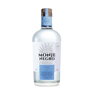 Pisco Monje Negro Transparente 40° Botella 700cc