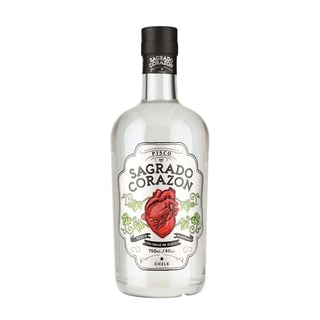 Pisco Sagrado Corazón Transparente 750cc 40ºalc.