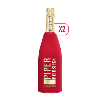 Ppack 2x Champagne Piper Heidsieck Jacket 750cc
