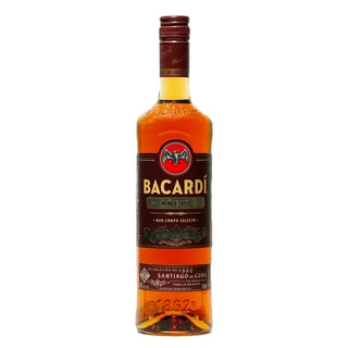 Ron Bacardí Añejo 40° Botella 750cc