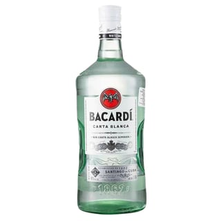 Ron Bacardi Blanco Botella 1750cc