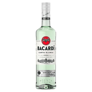 Ron Bacardi Blanco Botella 750 Cc