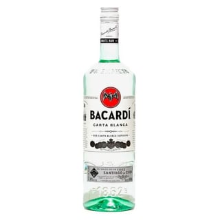  Ron Bacardi Carta Blanca 980cc 40° Alc.