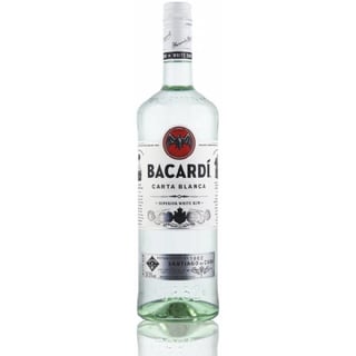 Ron Bacardi carta blanca botella 700 cc