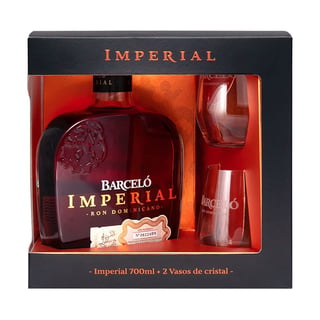 Ron Barceló Imperial 700cc + 2 Vasos
