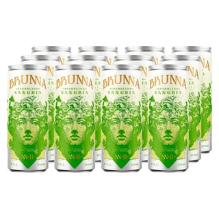 Sangría Sparkling Brunna Blanca 310cc x12 ($1.690 c/u)