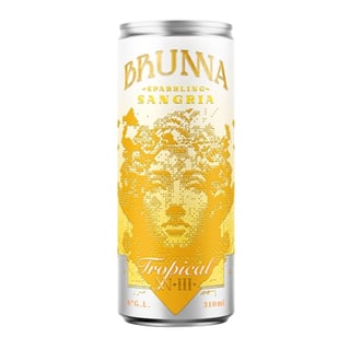 Sangría Sparkling Brunna Blanca Tropical 310cc