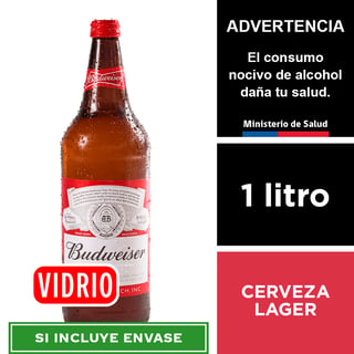 Starter Kit Budweiser 1,0 Lt.
