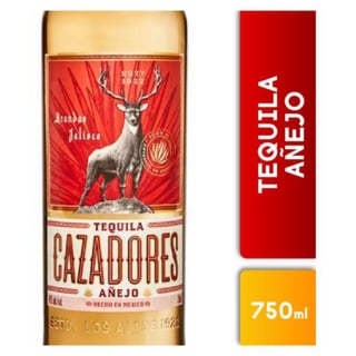 Tequila Cazadores Añejo 750ml