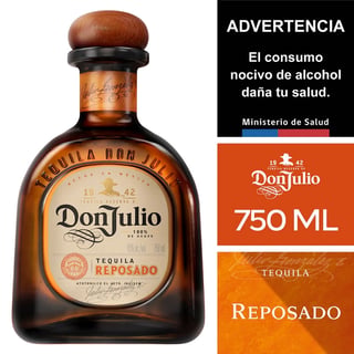 Tequila reposado Don Julio botella 750 cc