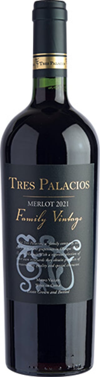 Tres Palacios Family Vintage Merlot 2021