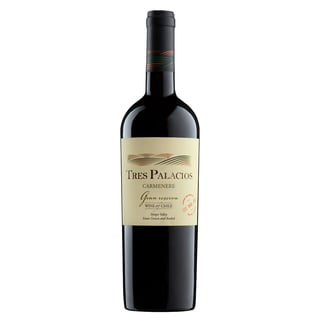 Tres Palacios Gran Reserva Carmenere 750 Ml