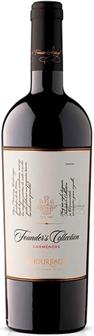 Undurraga Founder´s Collection Carmenere 2022 En Estuche