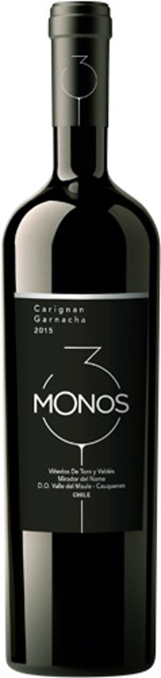 Viña 3 Monos Carignan/garnacha Mirador Del Name Cauquenes 2016