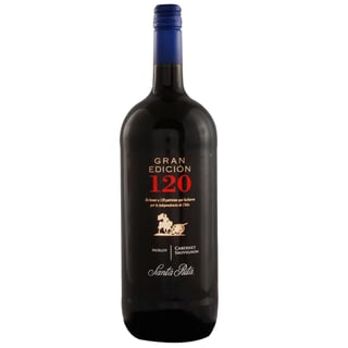 Vino 120 Gran Edición Merlot/Cabernet Sauvignon Botellón 1500cc