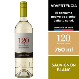 Vino 120 Reserva Especial Sauvignon Blanc 750 Ml.