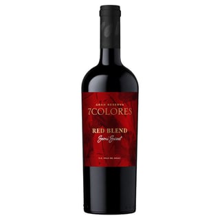 Vino 7 Colores Gran Reserva Red Blend Semi Sweet 750cc