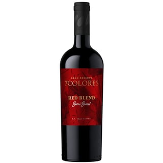 Vino 7 Colores Gran Rsva Red Blend Semi Sweet 750cc
