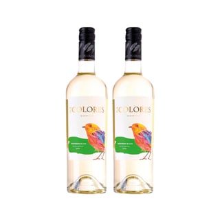 Vino 7 Colores Varietal Sauvignon Blanc Botella 750cc X2