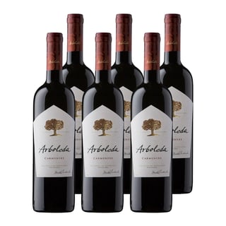 Vino Arboleda Carmenere 750cc x6 ($8.990 c/u)