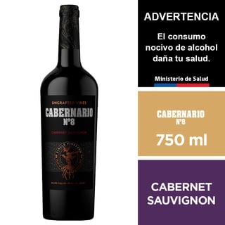 Vino Cabernario N°8 Cabernet Sauvignon 750 Ml.