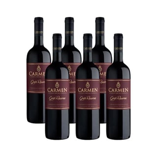 Vino Carmen Gran Reserva Cabernet Sauvignon Botella 750cc X6