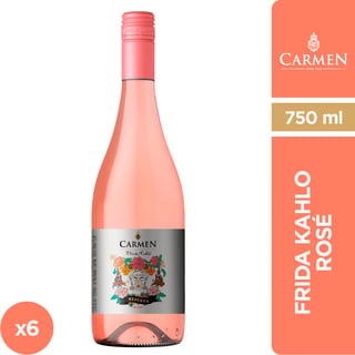 Vino Carmen Reserva Frida Kahlo Rosé 6 X 750 Ml.