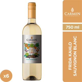 Vino Carmen Reserva Frida Kahlo Sauvignon Blanc 6 X 750 Ml.