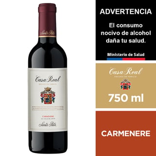 Vino Casa Real Escudo De Familia Carmenere Gran Reserva 750 Ml.