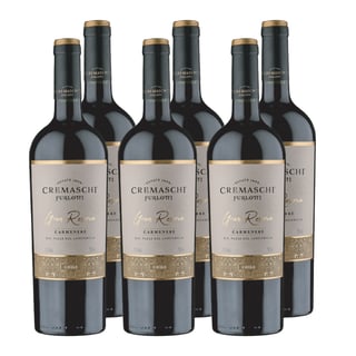 Vino Cremaschi Furlotti Gran Reserva Carmenere x6 ($4.990 c/u)