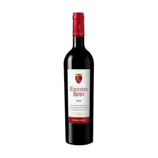 Vino Escudo Rojo Carmenere Botella 750cc