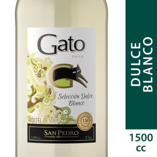 Vino Gato Selección Dulce - Blanco Botellón 1.5L