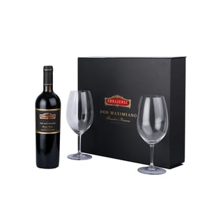 Vino Ícono Don Maximiano 2018 + 2 Copas Riedel