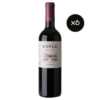 Vino Koyle Royale Carmenere 750cc x6 ($12.990 c/u)