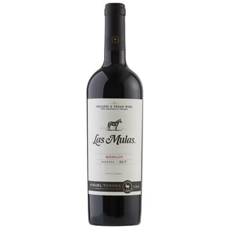 Vino Las Mulas Rsva Orgánico Merlot 750cc
