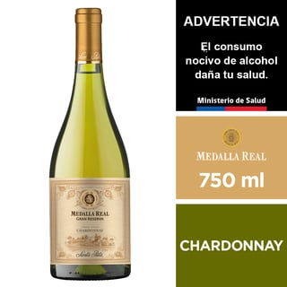 Vino Medalla Real Gran Reserva Chardonnay 750 Ml.