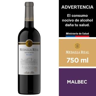 Vino Medalla Real Malbec 750 Ml.