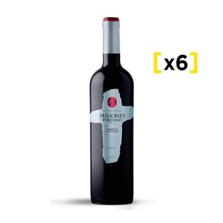 Vino Misiones De Rengo Varietal Cabernet Sauvignon Botella 750cc X6