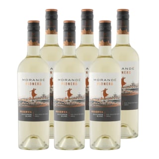 Vino Morandé Pionero Reserva Sauvignon Blanc 750cc x6 ($2.990 c/u)