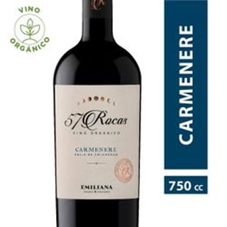 Vino Orgánico 57 Rocas Carmenere 750 cc