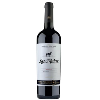 Vino Orgánico Las Mulas Reserva - Merlot - 750ml