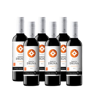 Vino Santa Digna Carmenere 375cc (6 unidades)